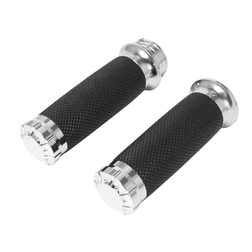 Poignées moto noires 25mm pour Harley Sportster XL 883 et 1200