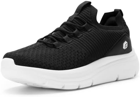 FitVille Slip On Sneakers Herren Walkingschuhe Extra Weit Sportschuhe Leichte Laufschuhe Atmungsaktive Schlüpfen Schuhe