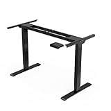 SANODESK Basic Line- schreibtischgestell höhenverstellbar elektrisch mit 2 starken Motoren,...