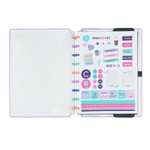 Caderno Inteligente, Médio, Bubble, 190x255 mm, 80 Folhas