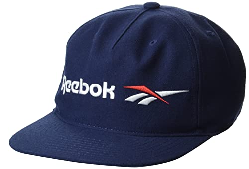 Reebok Classics Vector Flat Peak Cap, Vector Navy, M-58