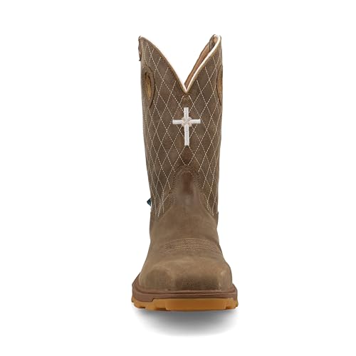 Image of Twisted X Men's 12 inch Pull On Nano Composite Toe UltraLite X Waterproof Western Work Boot