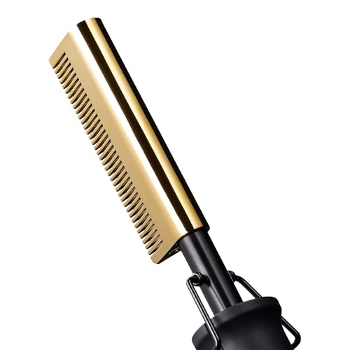 Red by Kiss Electric Hot Comb - Hair & Beard Straightener 232°F - Image 3