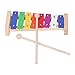 01 02 015 Professional Carillon Preschool Learning Percussion 8key Chromatic Xylophone for Children Kids Gifts!