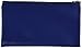 MMF Industries Leatherette Zipper Wallet, 3 Wallets per Pack, Blue, 11 x 6 Inches (234110638)