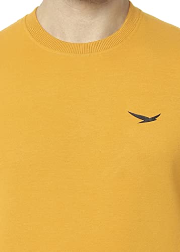 Image of HiFlyers Men's Cotton Blend Casual Crew Neck Sweatshirt