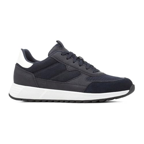 Basket Homme Geox U Molveno B anti-transpiration avec semelle cuir amovible