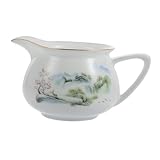 Théière à thé - conception de peinture de paysage, mode, correspondance des couleurs simple délicate, service à thé