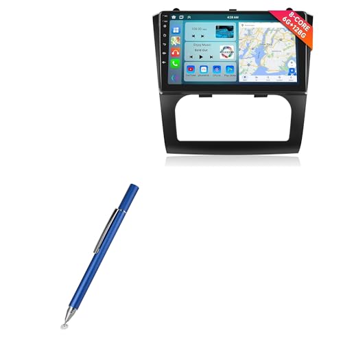BoxWave Stylus Pen Compatible with Meteeser Nissan Altima Manual 2008-2012 Wireless Carplay (8-core 6+128G) (9 in) - FineTouch Capacitive Stylus, Super Precise Stylus Pen - Lunar Blue