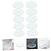 Zerodeko 10pcs Chemistry Watch Glass Flat Laboratory Beaker Cover Glass Beakers Cover for School Lab Industry