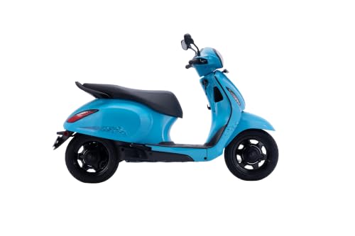 Image of Chetak C3001 by Bajaj Auto High Speed Electric Scooter with charger - Azure Blue - Ex-Showroom
