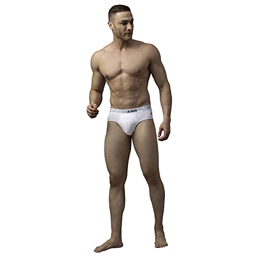 Image of Underjeans Men Cotton Blend Brief - Pack of 2