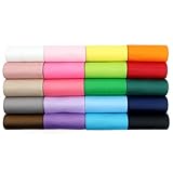 MEEDEE 3 Inch Grosgrain Ribbon 20 Solid Color Assortment, 3' X 2 Yard Each, Total 40 Yds Per Package, Large Grosgrain Thick Ribbons Hair Ribbons for Hair Bow Supplies