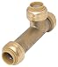 Shark Bite U3370lfa 3/4 X 3/4 X 3/4 Brass Push Slip Tee