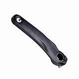 Naroote Brazo de Manivela de Bicicleta, Distancia de Centro a Centro de 6,7 Pulgadas, Brazo de Manivela Izquierdo de Aleación de Aluminio para Bielas M4050 M590 M610 SLX XT (Black)