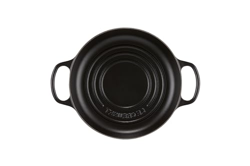 Le Creuset Cocotte per pane in ghisa vetrificata, 24 cm, Nero Matt, 21301240000430