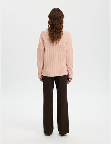 Slfselma Sus Ls Knit Pullover Noos, licht kornoelje, L - Afbeelding 4