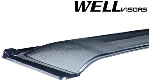 WellVisors Window Visors Wind Deflectors Compatible with Toyota 2006-2012 RAV4 with Black Trim Rain Guards 3-847TY013