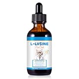 L-Lysin für Katzen Tropfen – Unterstützt das Immunsystem & die Abwehrkräfte bei Katzenschnupfen, Niesen und tränenden Augen – L Lysin Supplement für die Atemwege der Katze – 60ml