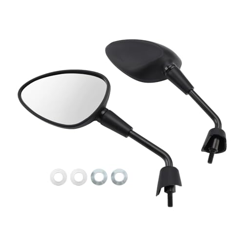 Specchietti retrovisori motociclette Set Di Specchietti Retrovisori Corti Neri Per Ves&pa GTS 125 300 HPE Sprint Primavera 50 150 Specchietti Retrovisori Per Estremità Manubrio