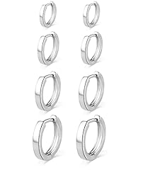 4 pairs, Silver Glossy