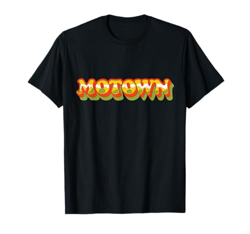 Motown Detroit 60s 70s Music Lover Groovy Vintage Vibes Maglietta
