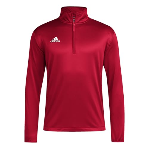 Adidas Mens Coach Long Sleeve 1/4 Zip Knit Jacket – Functional Style M