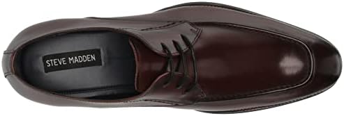 Steve Madden Men's Duanne Oxford, Bordeaux Leather, 9 | Image 4