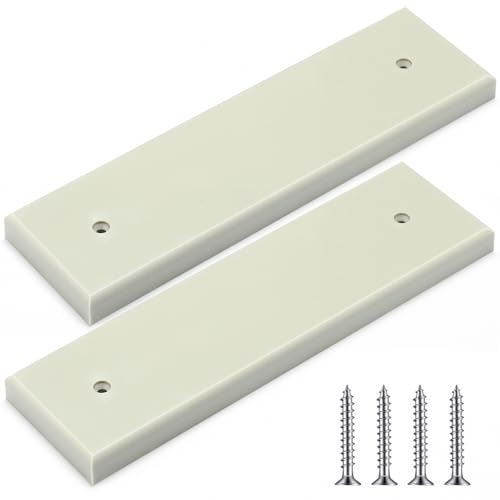 BBTO 2 Pcs UV Resistant Marine Grade Resistant Boat Transducer Mounting Plate Block Hardware Kit for Boat, 12