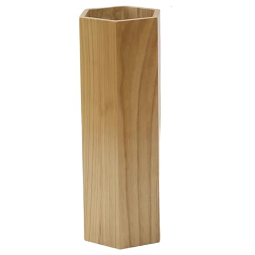 Licsaliwe Umbrella Holder, Natural Wood Grain Umbrella Holders for Entryway, Modern Style Walking Canes Storage Rack for Home Office Entryway