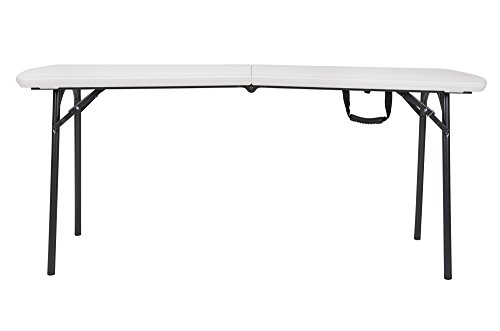 Cosco Products Diamond Series 300 lb. Weight Capacity Folding Table, 6' X 30", White - Thumbnail 3