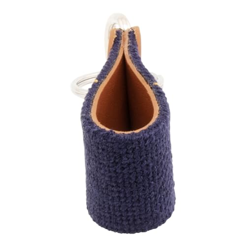 Image of Leather Hand-Stitched Needlepoint Key Fob or Key Chain