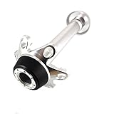 Menge: 1 Stück JINBINB / Fit für Ducati XDiavel X-DIAVEL 1200 2015-2017 DIAVEL 1200 2010-2016 Motorrad Hinterachse Gabel Crash Frame Sliders Radschutz (Color : Silver)