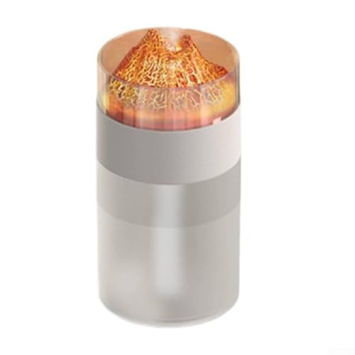 Honseadek Humidificador de aire Cool Mist para interior de coche, spray de niebla en forma de carbón, capacidad de 250 ml, material ABS, conducción nocturna segura, luz romántica y niebla para combo