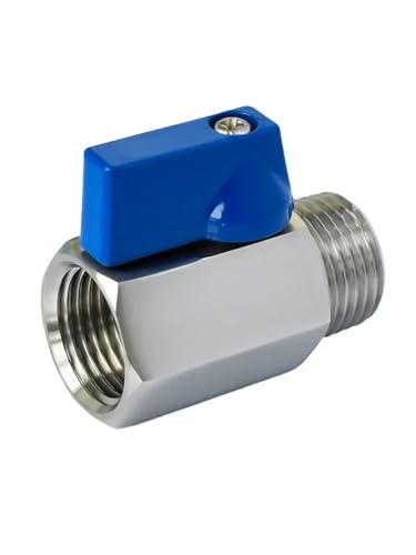 Mini vanne à boisseau 1" en acier inoxydable durable pour eau
