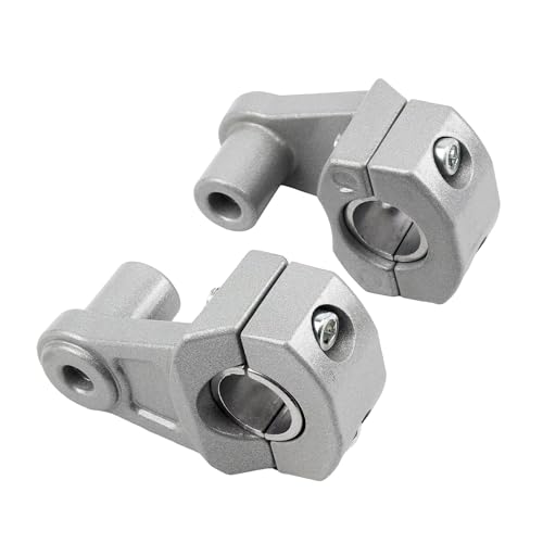 Rehausseur pour Ducati guidon 22mm 28mm alu argent rando