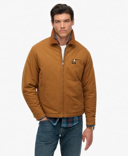 Superdry Para Hombre. M5012236A Chaqueta Canvas Ranch MarróN (Xxl), Casual, AlgodóN - 5
