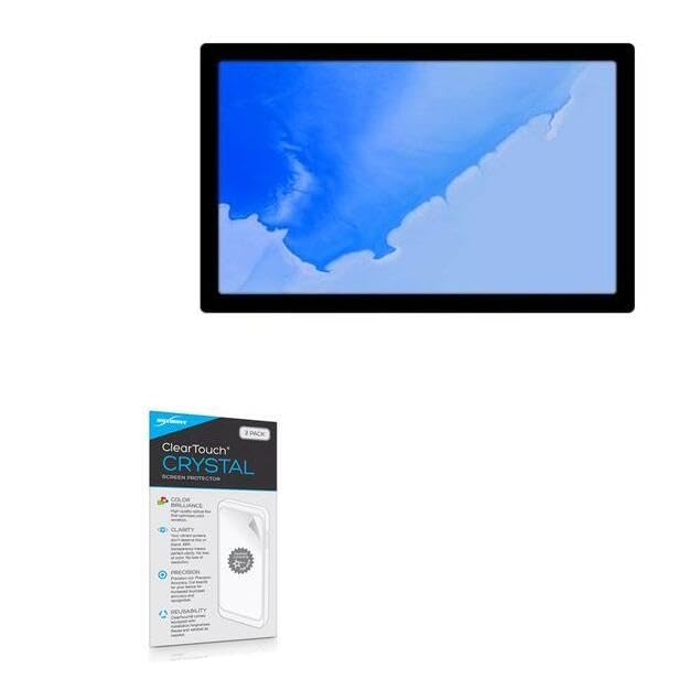 BoxWave Screen Protector Compatible with TEAMSable Android Digital Signage (27 in) - ClearTouch Crystal (2-Pack), HD Film Skin - Shields from Scratches