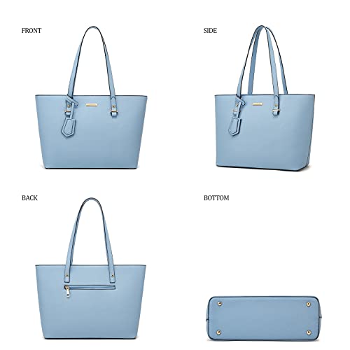 Image of Women Fashion Handbags Wallet Tote Bag Shoulder Bag Top Handle Satchel Purse Set 4pcs