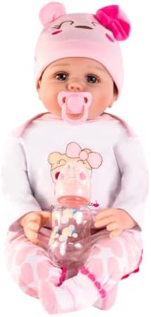 renshi Reborn 16 Inch Handmade Baby Girl Dolls Realistic That Looks Real Lifelike Reborn baby dolls for Xmas Gift