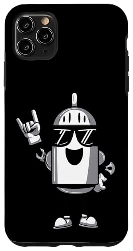 �N�[���ȃ��{�b�g ���b�N �n���h �T�C�� ���� �O���t�B�b�N �Ί� �}�X�R�b�g �X�}�z�P�[�X iPhone 11 Pro Max �p