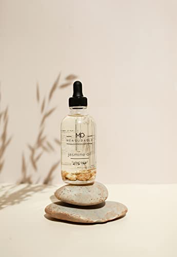 Measurable Difference Jasmine Oil for Face & Body – Hydrating, Nourishing & Soothing Skin Care with Natural Floral Extracts – Ideal for Dry, Sensitive & Acne-Prone Skin