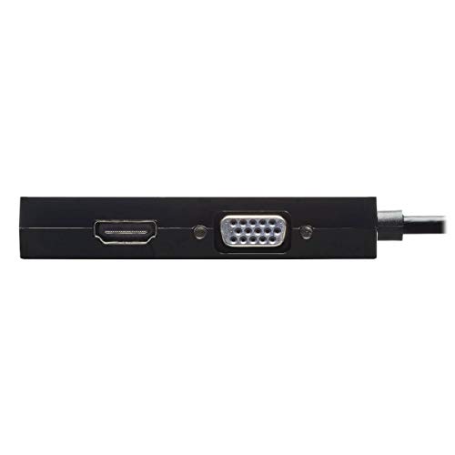 Tripp Lite Displayport To Vga/Dvi/Hdmi All-In-One Cable Adapter, Dp 1.2, Dp To Vga/Dvi/Hdmi, Uhd 4K X 2K @ 24/30Hz Hdmi (P136-06N-Hdv-4K) , Black #TOP3