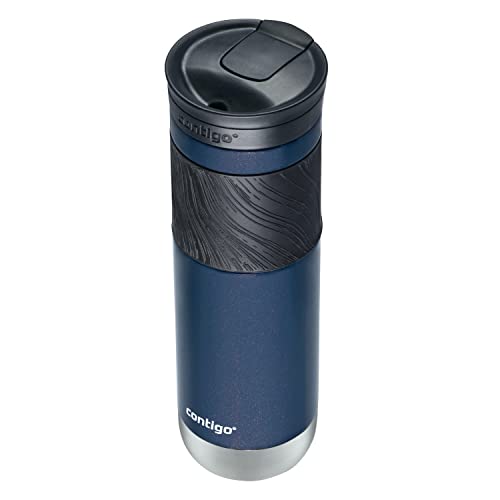 Contigo Byron 2.0 Stainless Steel Travel Mug with Snapseal Lid and Grip, 24oz, Midnight Berry, BPA Free and Leak Proof - Image 4