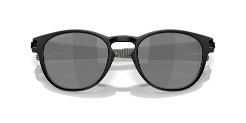 Oakley Sunglasses for Men - OO9265 Latch High-Bridge Oval Polarized Sunglasses PRIZM Lenses - Matte Black/PRIZM Black Polarized - Size 53 - image 5