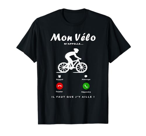 Mon Vélo M'appelle, Cadeau Cyclisme homme femme Vélo T-Shirt