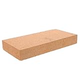 TOGEVAL Briques Réfractaires Isolation Thermique Haute Température Léger 230x114x30 Mm Pour Poêle à Bois Cheminée Barbecue 10 Pièces Solide Usage Domestique Et Industriel