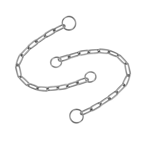 Image of Steel Chain for Locking - Small - 1.5 Feet (Pack of 2) - Iron Metal Chain for Lock, Luggage Chain for Train, Cycle Lock Chain, Lock Chain for Gate & Multipurpose Security Use