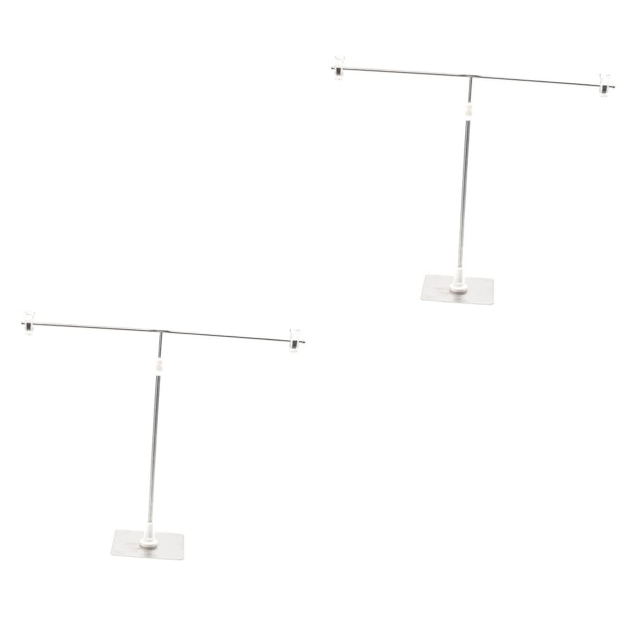 Mini support de fond en T résolvant les plis de toile sur table - 8