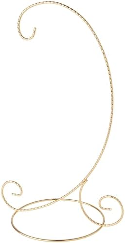 Bard's Twisted Gold-toned Ornament Stand, Large, 12.25" H x 5.5" W x 7.5" D, Pack of 2 image 5
